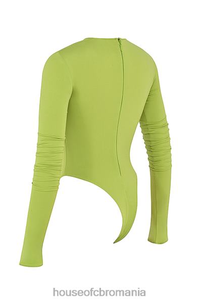 îmbrăcăminte House of CB Body cu decupaj estrelle verde lime X4F68736