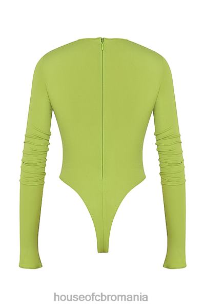 îmbrăcăminte House of CB Body cu decupaj estrelle verde lime X4F68736