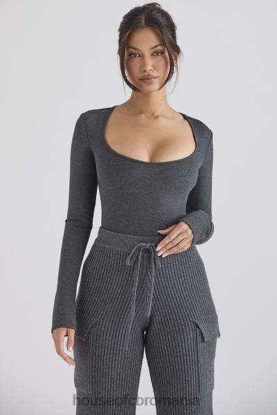 îmbrăcăminte House of CB Body de lounge marianna charcoal X4F68697