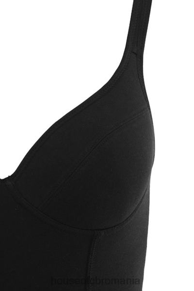 îmbrăcăminte House of CB Body din jerseu moale imani negru marn X4F68811
