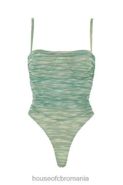 îmbrăcăminte House of CB Body din plasă cu volan cu imprimeu pearl ivy X4F68757