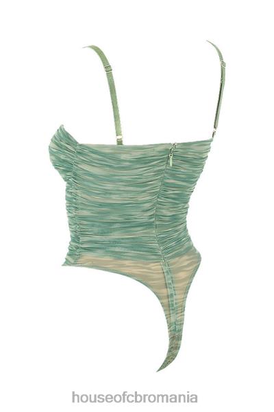 îmbrăcăminte House of CB Body din plasă cu volan cu imprimeu pearl ivy X4F68757