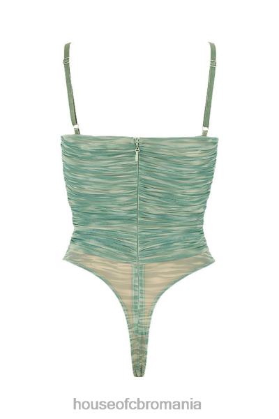 îmbrăcăminte House of CB Body din plasă cu volan cu imprimeu pearl ivy X4F68757