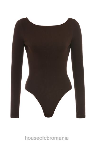 îmbrăcăminte House of CB Body inoe espresso cu spatele deschis X4F68663