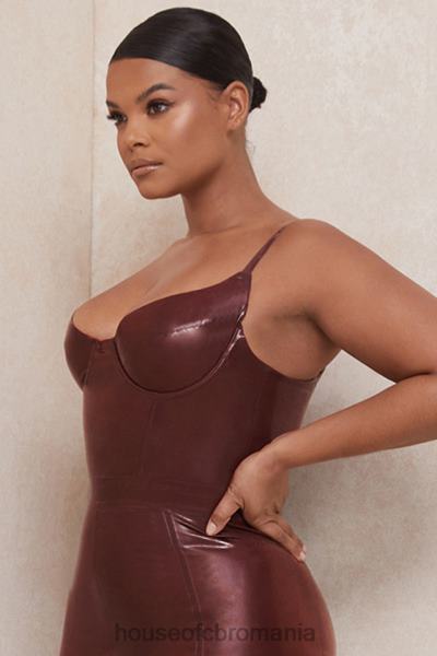 îmbrăcăminte House of CB body bustier din latex stafide tia X4F68797