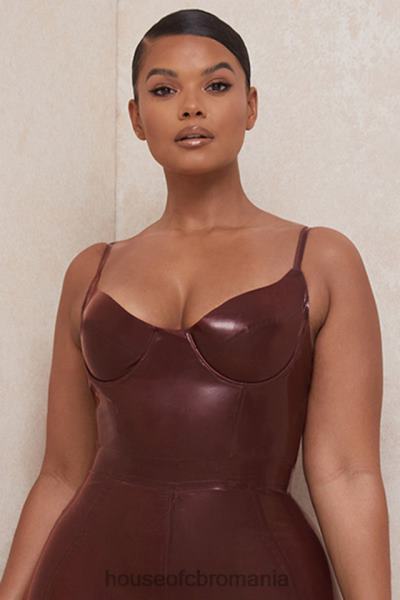 îmbrăcăminte House of CB body bustier din latex stafide tia X4F68797