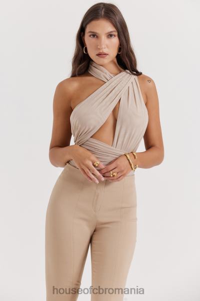 îmbrăcăminte House of CB body cheyanne ecru adunat X4F68665