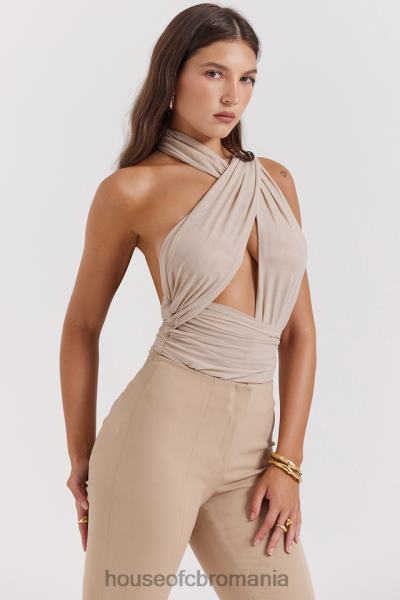 îmbrăcăminte House of CB body cheyanne ecru adunat X4F68665
