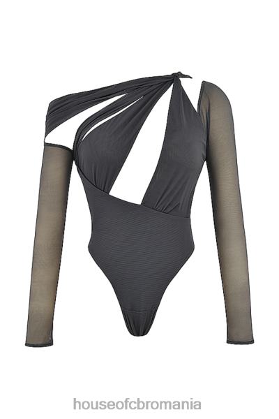 îmbrăcăminte House of CB body cu decupaj asimetric lilah shadow X4F68720