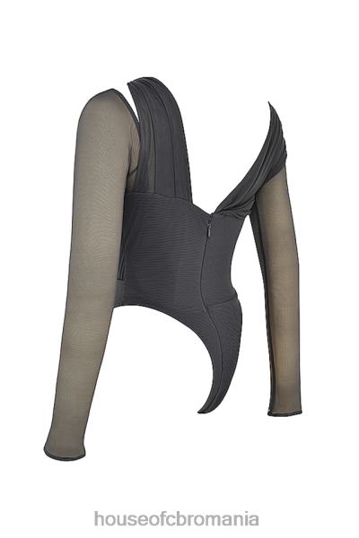 îmbrăcăminte House of CB body cu decupaj asimetric lilah shadow X4F68720