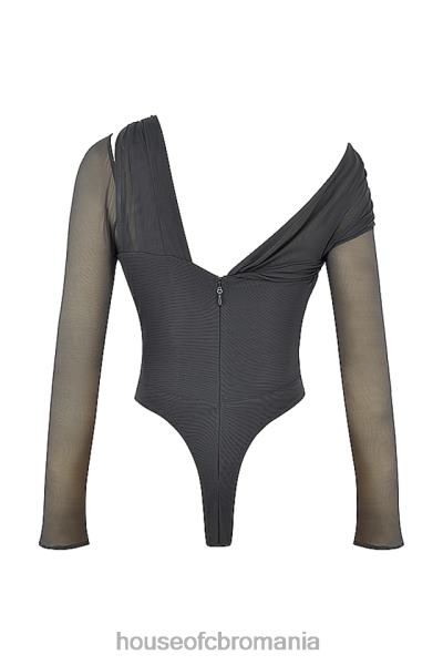 îmbrăcăminte House of CB body cu decupaj asimetric lilah shadow X4F68720