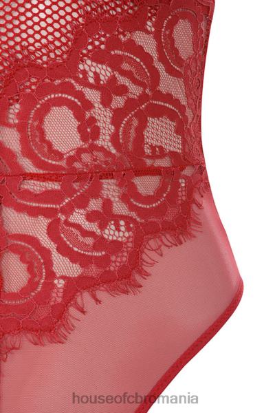 îmbrăcăminte House of CB body din dantela rosie nadia X4F68815