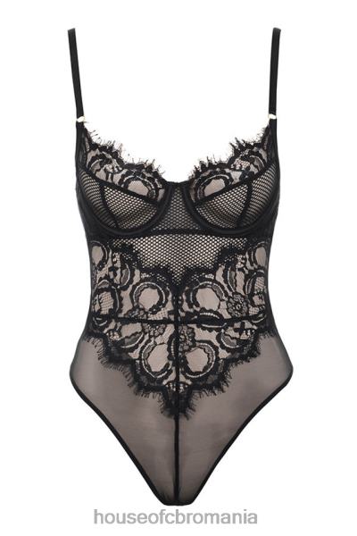 îmbrăcăminte House of CB body nadia din dantela neagra X4F68821