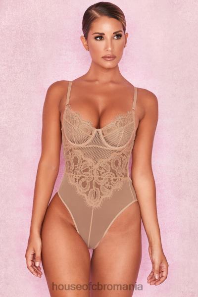 îmbrăcăminte House of CB nadia tan dantela body X4F68816