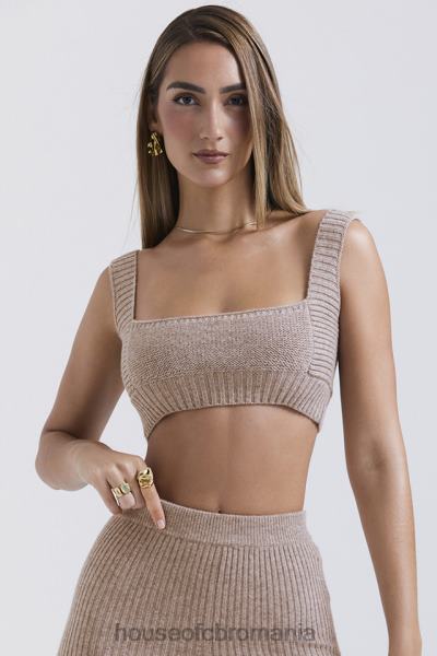 îmbrăcăminte House of CB adhara orz bralette din lana naturala X4F68649