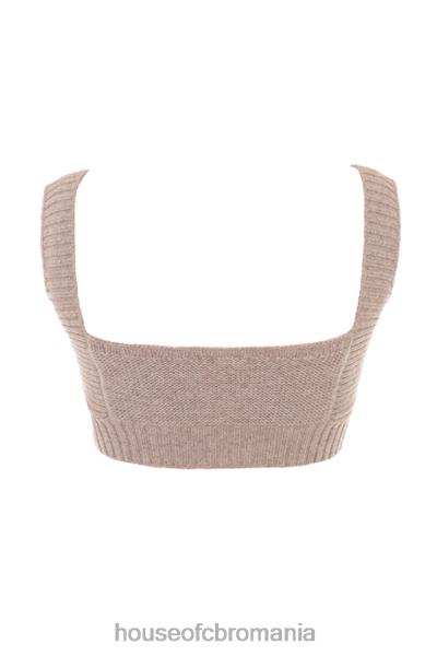 îmbrăcăminte House of CB adhara orz bralette din lana naturala X4F68649