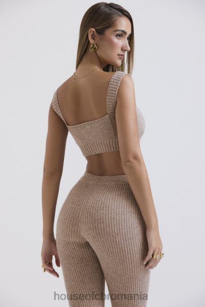 îmbrăcăminte House of CB adhara orz bralette din lana naturala X4F68649