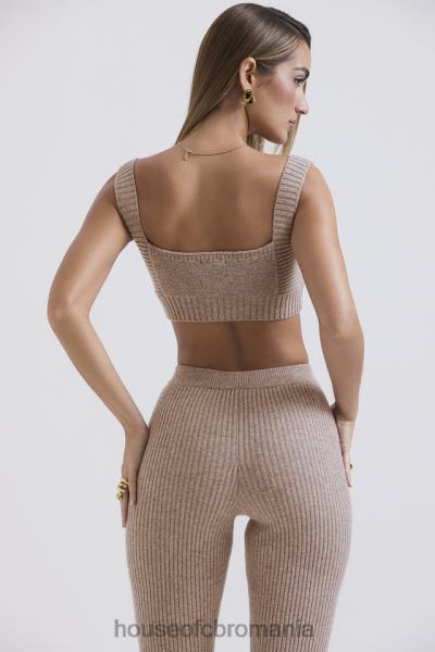 îmbrăcăminte House of CB adhara orz bralette din lana naturala X4F68649