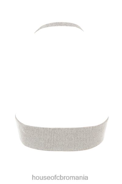 îmbrăcăminte House of CB bralette din tricot cu nervuri din fulgi de ovaz jolene X4F68731