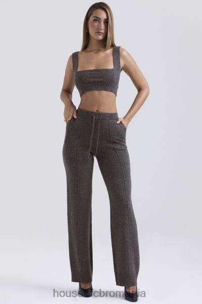 îmbrăcăminte House of CB bralette sia în amestec de cașmir, cărbune X4F68647