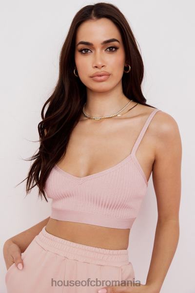 îmbrăcăminte House of CB evie blush bandage bralette X4F68762
