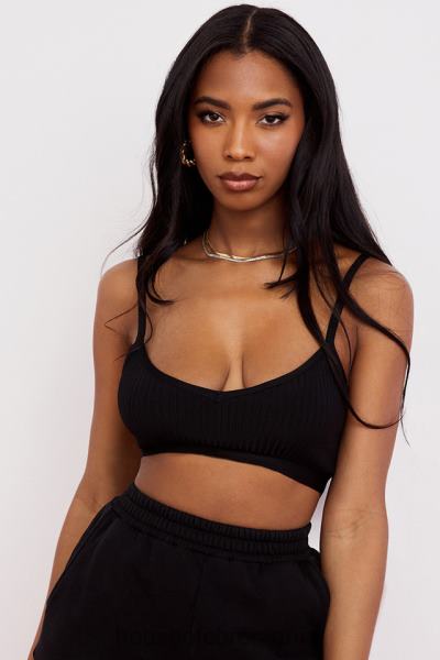 îmbrăcăminte House of CB evie ink bandage bralette X4F68758