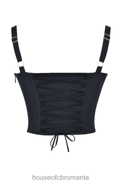 îmbrăcăminte House of CB corset bustier negru analia X4F6827
