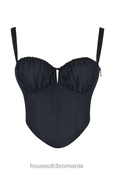 îmbrăcăminte House of CB corset bustier negru analia X4F6827