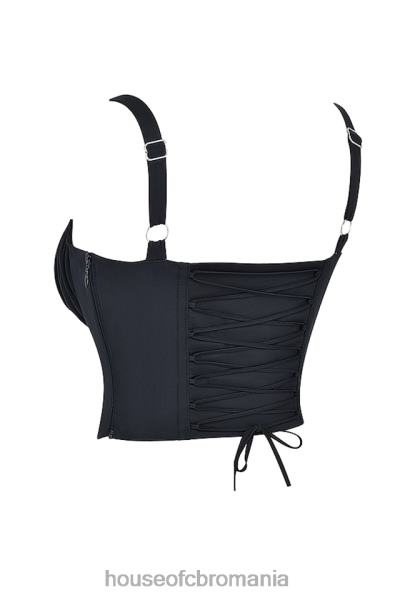 îmbrăcăminte House of CB corset bustier negru analia X4F6827
