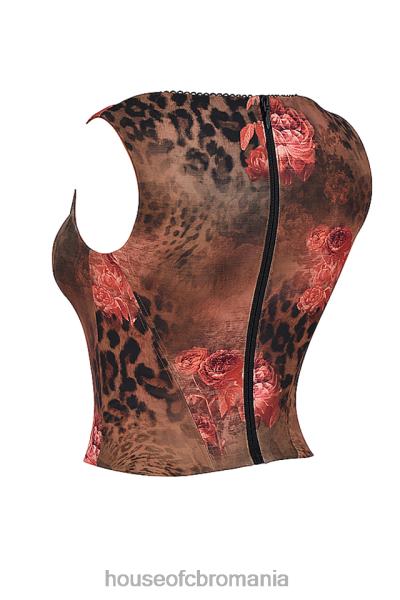 îmbrăcăminte House of CB corset cu imprimeu floral kalina X4F6829