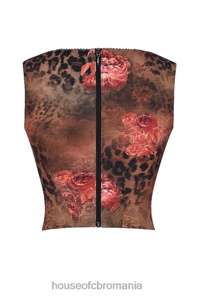 îmbrăcăminte House of CB corset cu imprimeu floral kalina X4F6829