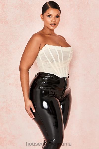 îmbrăcăminte House of CB corset cu os melinda ivoire X4F68108