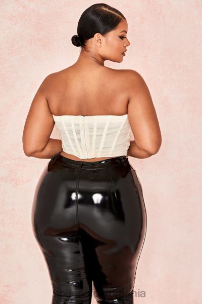 îmbrăcăminte House of CB corset cu os melinda ivoire X4F68108