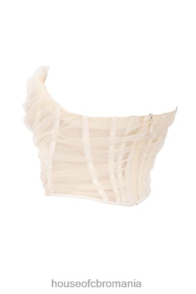 îmbrăcăminte House of CB corset cu os melinda ivoire X4F68108