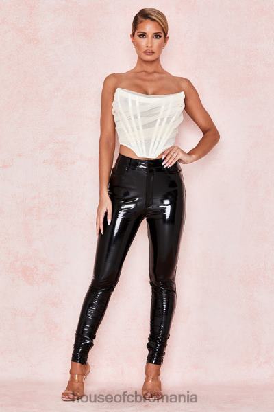 îmbrăcăminte House of CB corset cu os melinda ivoire X4F68108