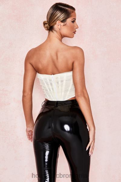 îmbrăcăminte House of CB corset cu os melinda ivoire X4F68108