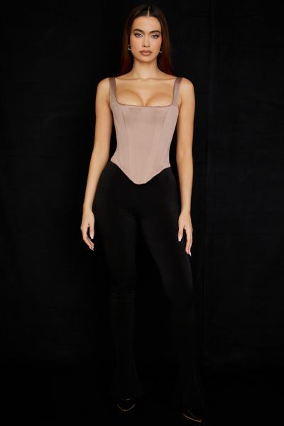 îmbrăcăminte House of CB corset cu paragate din satin piatra rafa X4F6868