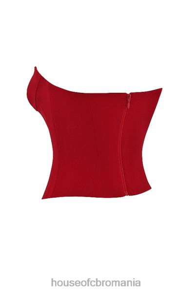 îmbrăcăminte House of CB corset cu trandafir roșu lydia X4F6831