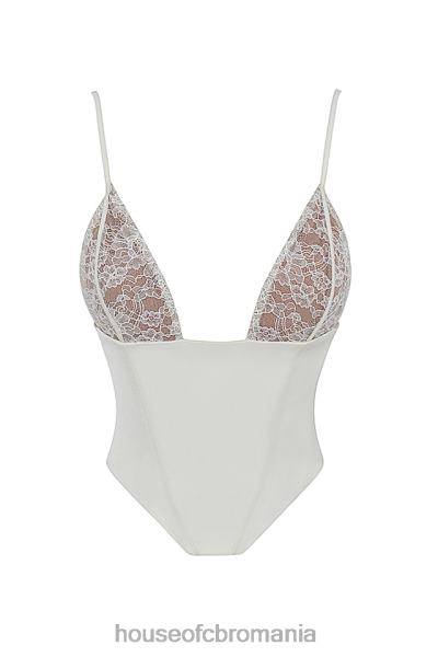 îmbrăcăminte House of CB corset emilee ivory satin si dantela X4F6853
