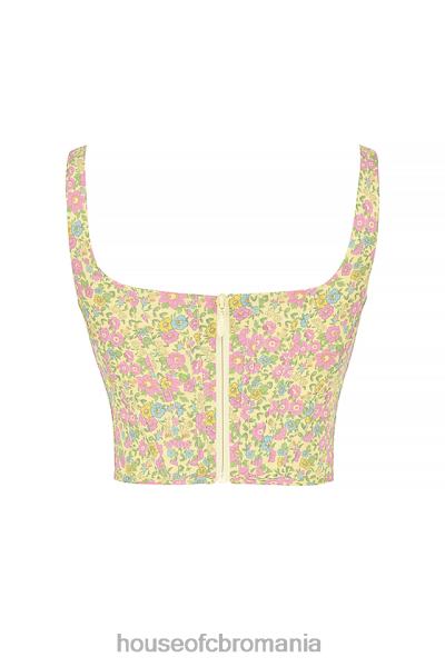 îmbrăcăminte House of CB corset floral vintage mac X4F6877