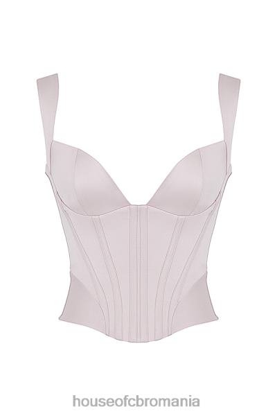 îmbrăcăminte House of CB corset liberty din satin cristal X4F6864