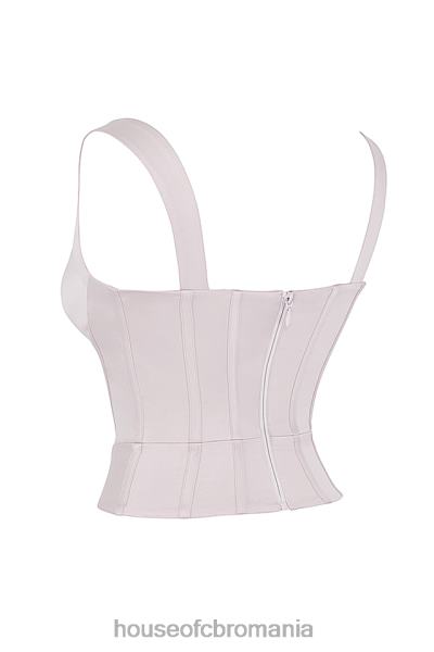 îmbrăcăminte House of CB corset liberty din satin cristal X4F6864