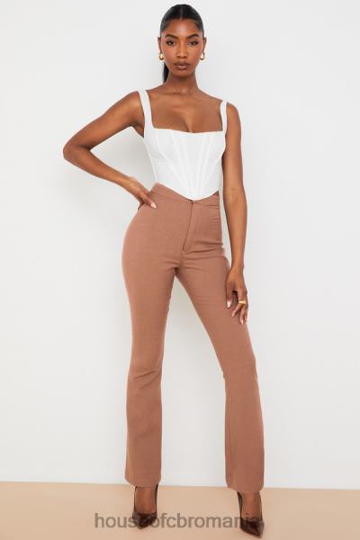 îmbrăcăminte House of CB corset ninetta din plasă albă X4F6889