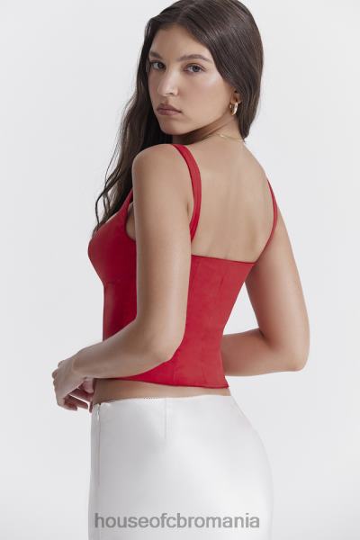 îmbrăcăminte House of CB corset pia cireș X4F6823