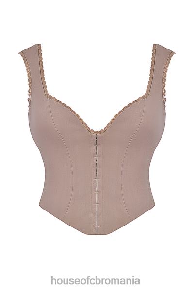 îmbrăcăminte House of CB corset robyn cu dantelă ciupercă X4F689