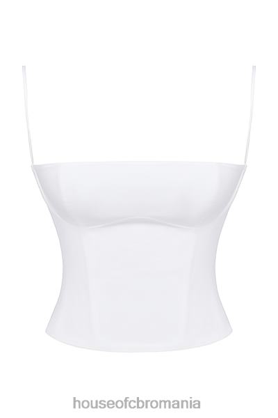 îmbrăcăminte House of CB corset structurat audette alb X4F6822