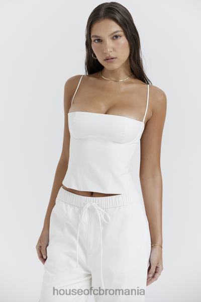 îmbrăcăminte House of CB corset structurat audette alb X4F6822