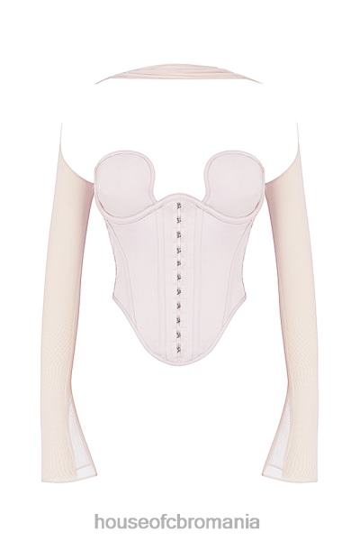 îmbrăcăminte House of CB corset structurat de cristal mina X4F6866