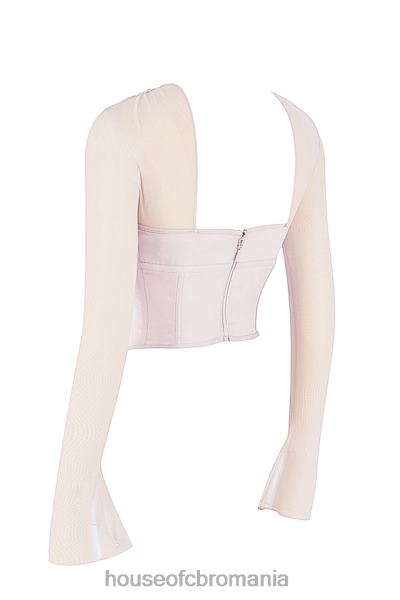 îmbrăcăminte House of CB corset structurat de cristal mina X4F6866