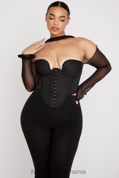 îmbrăcăminte House of CB corset structurat mina negru X4F6872